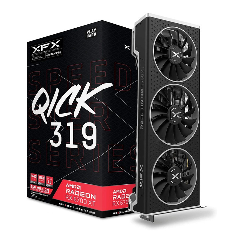 XFX Radeon RX 6700XT Speedster QICK319 12GB GDDR6 - كرت الشاشة